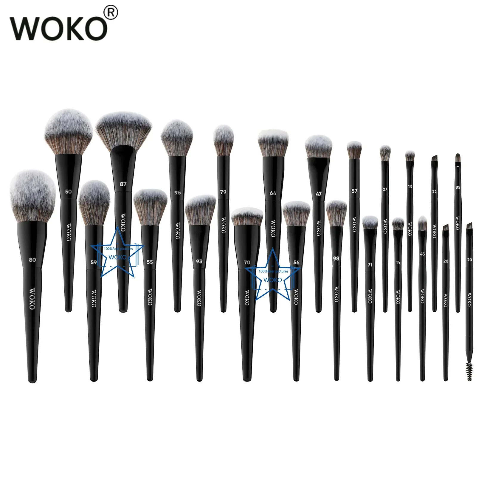 Group Head Brush - Professional Foundation Powder Highlighter Contour Cream