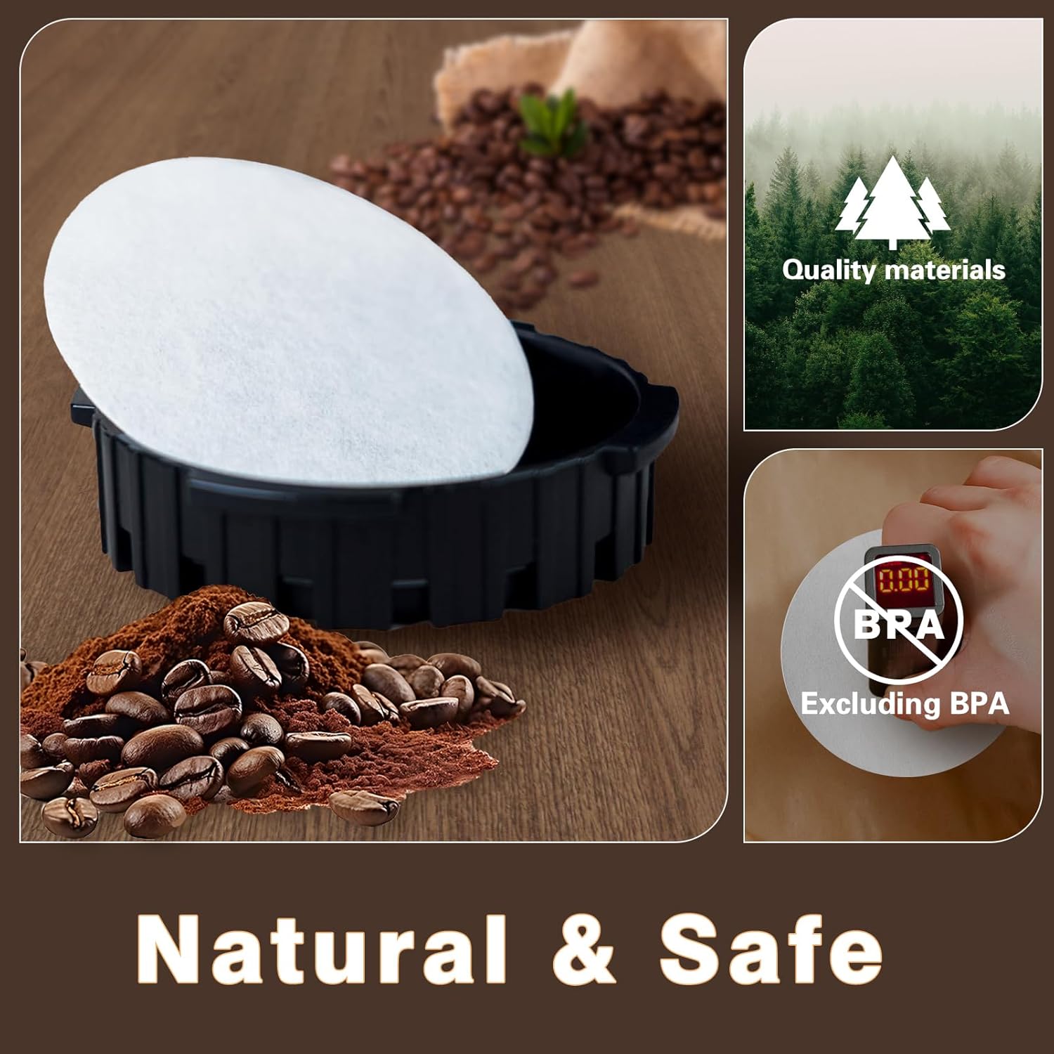 Round Coffee Filters, Compatib - Coffee Equipment Wdt 评论和价格