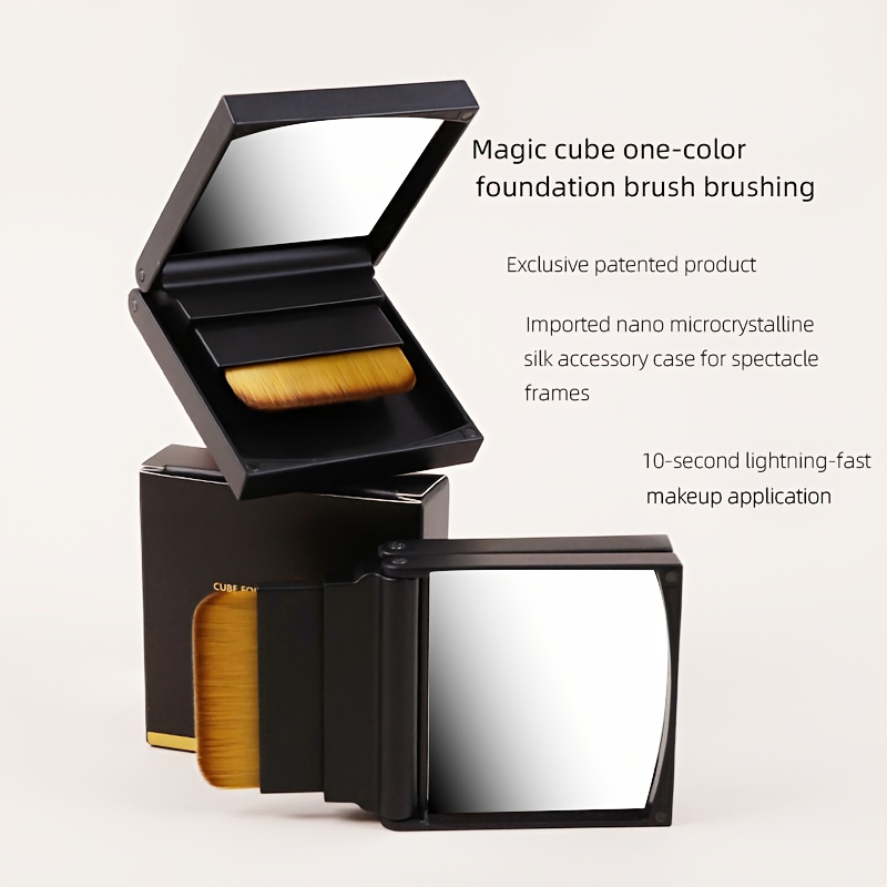 1-piece small square box makeu - Group Head Brush 评论和价格