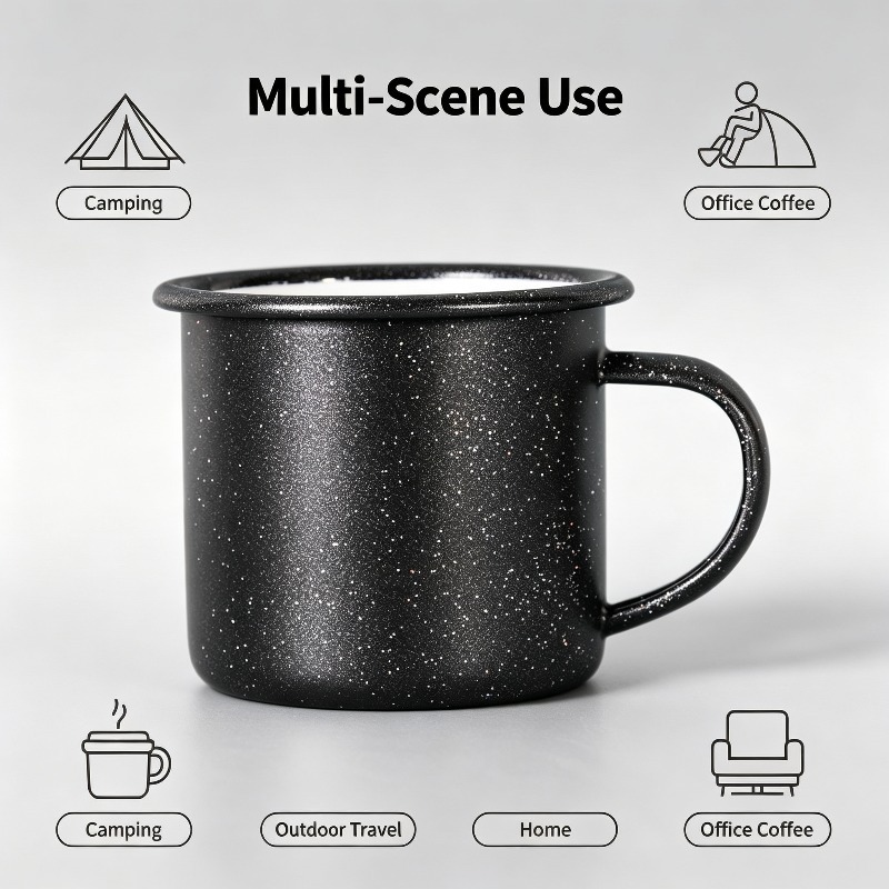 Vintage Enamel Mug with Star‑D - Coffee Equipment For Home 评论和价格