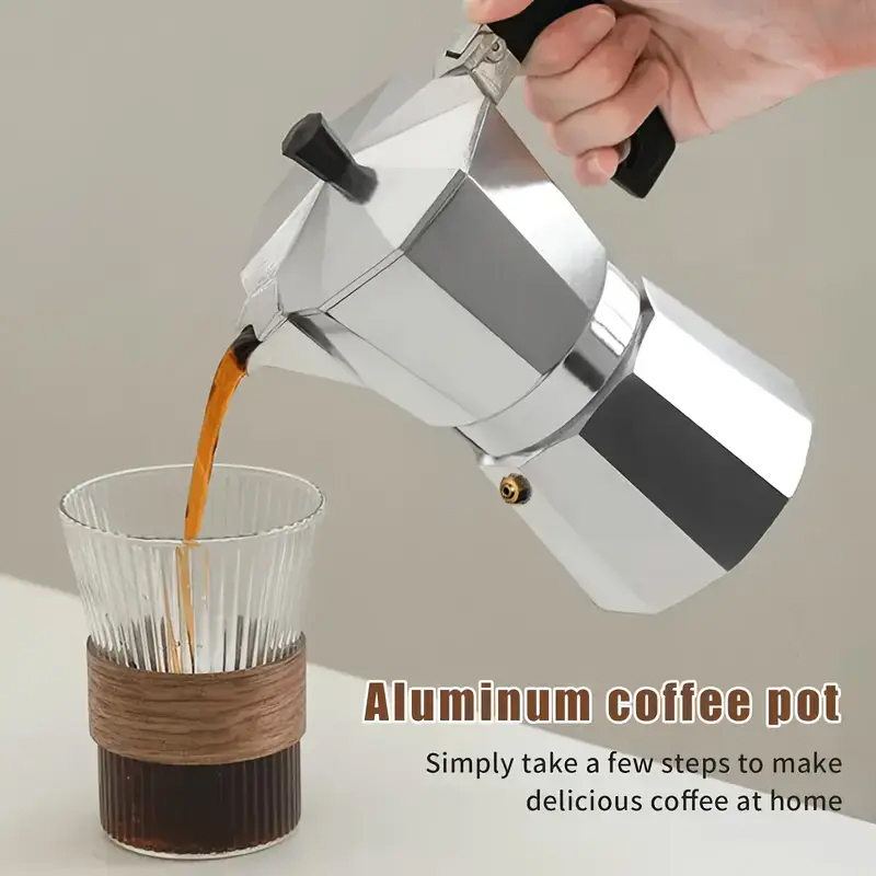 Classic Aluminum Moka Pot 50-3 - Coffee Equipment Wdt 评论和价格