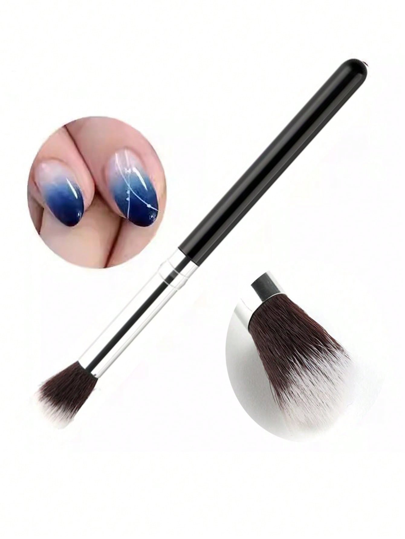 2Pcs Ombre Nail Art Brush Set  - Group Head Brush 评论和价格