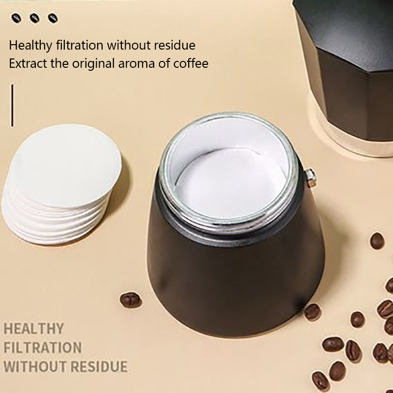 100Pcs Round Coffee Filter Pap - Coffee Equipment Wdt 评论和价格