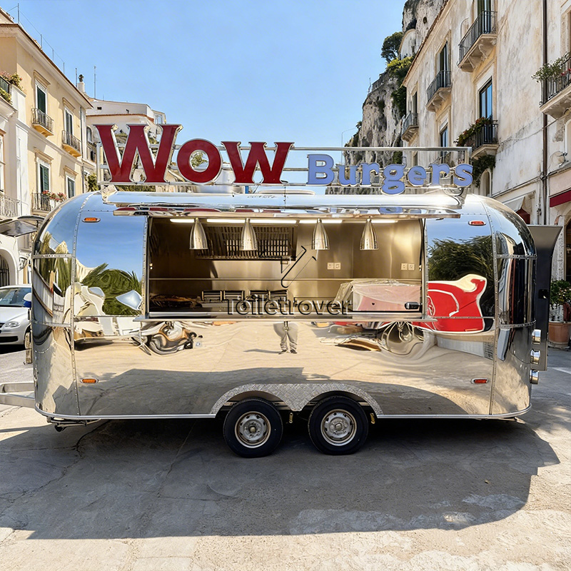 Stainless Steel Food Trailer F - Coffee Equipment In China 评论和价格