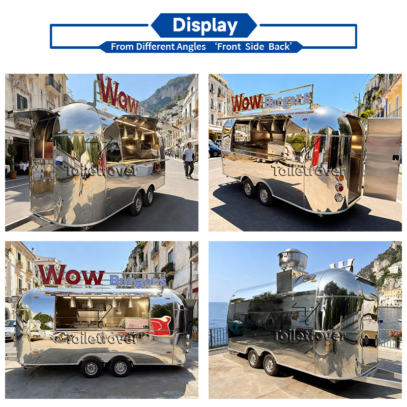 Stainless Steel Food Trailer F - Coffee Equipment In China 评论和价格