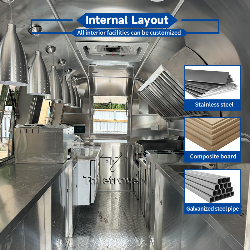 Stainless Steel Food Trailer F - Coffee Equipment In China 评论和价格